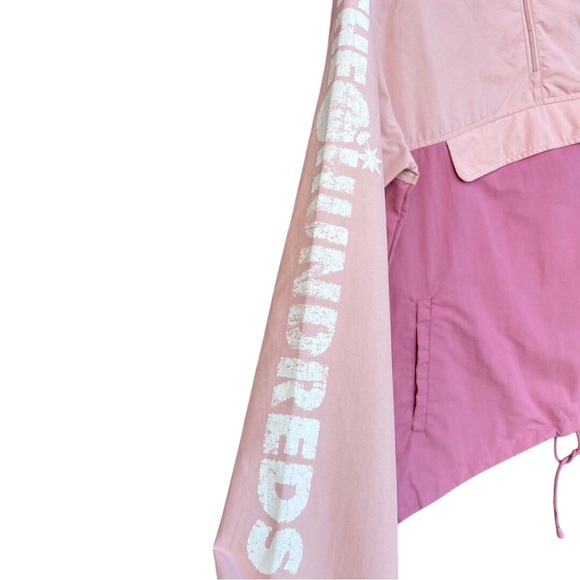 The Hundreds Dell 2 Anorak Jacket Windbreaker Nylon Pink Streetwear Size Medium - Picture 4 of 15